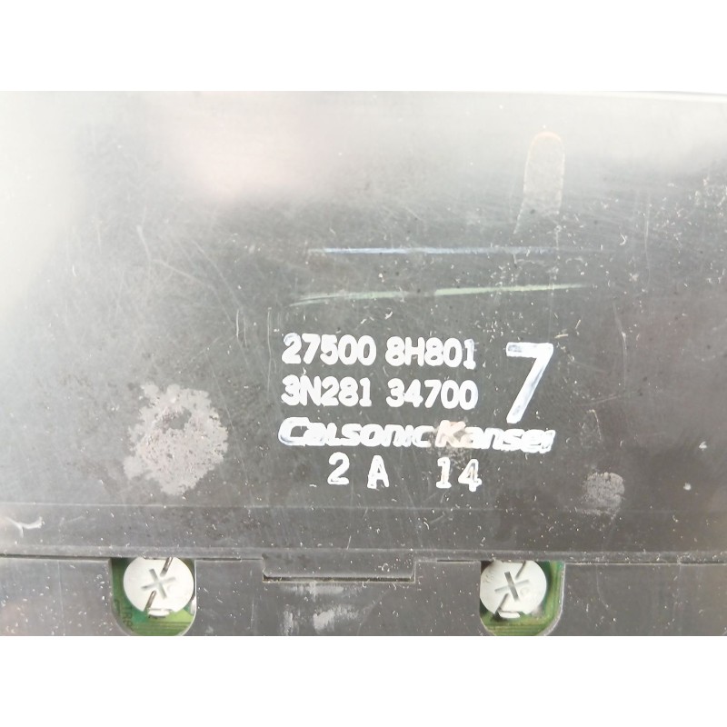 Recambio de mandos calefaccion aire para nissan x-trail i (t30) 2.2 di 4x4 referencia OEM IAM 275008H801  