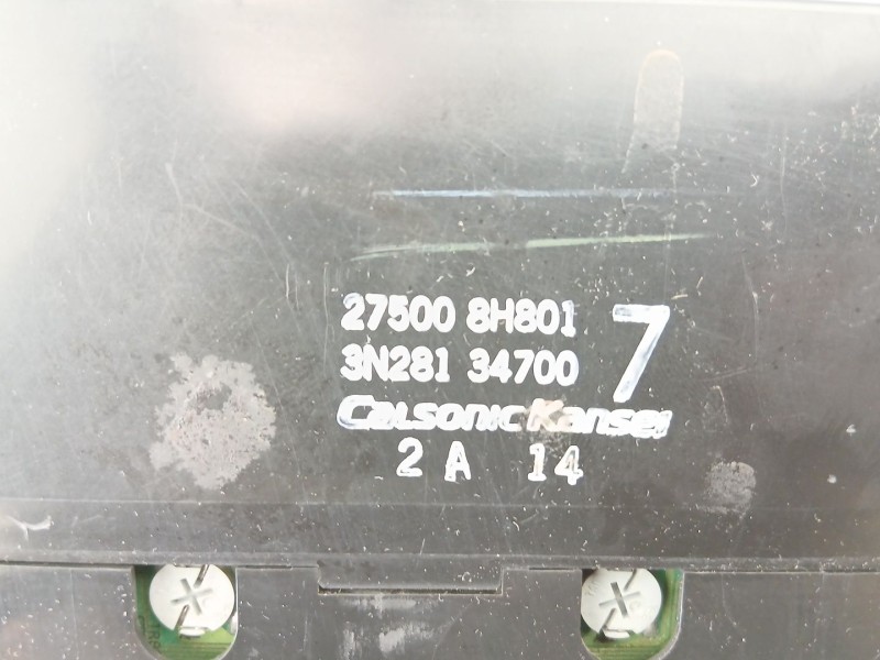 Recambio de mandos calefaccion aire para nissan x-trail i (t30) 2.2 di 4x4 referencia OEM IAM 275008H801  