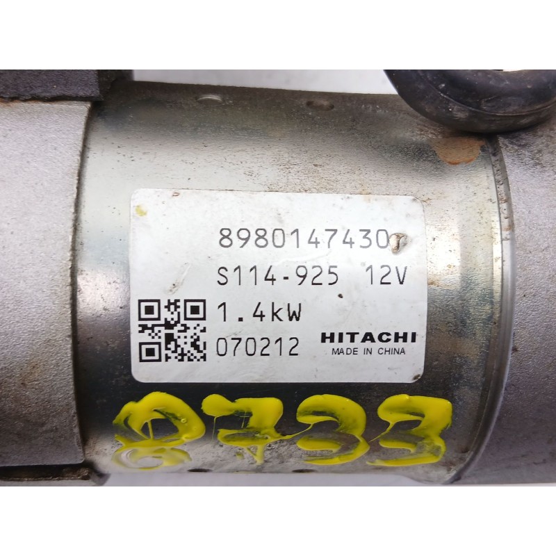 Recambio de motor arranque para opel astra h (a04) 1.7 cdti (l48) referencia OEM IAM 97386062  8980147430