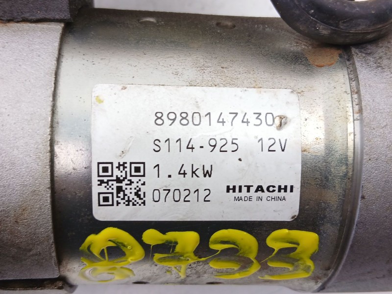 Recambio de motor arranque para opel astra h (a04) 1.7 cdti (l48) referencia OEM IAM 97386062  8980147430