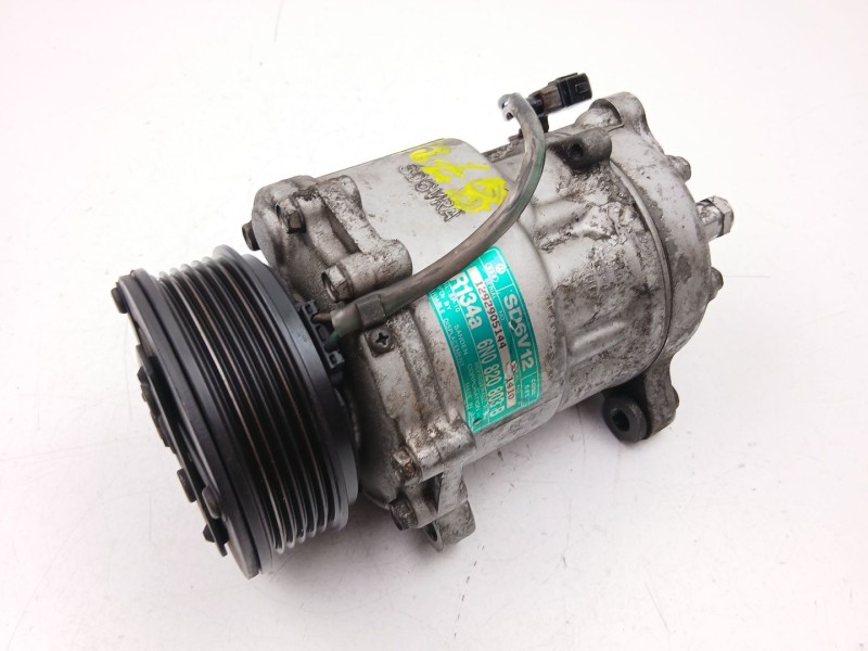 Recambio de compresor aire acondicionado para volkswagen polo (6n2) 1.4 tdi referencia OEM IAM 6N0820803B SD6V121410 
