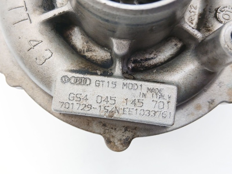 Recambio de turbo para volkswagen polo (6n2) 1.4 tdi referencia OEM IAM 045145701 GT15MOD1 