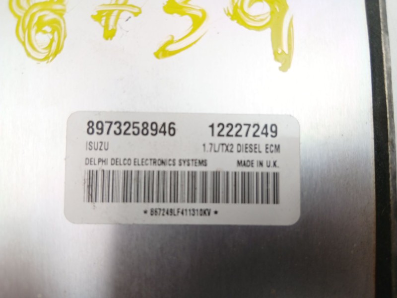 Recambio de centralita para opel meriva a monospace (x03) 1.7 dti (e75) referencia OEM IAM 8973258946  12227249