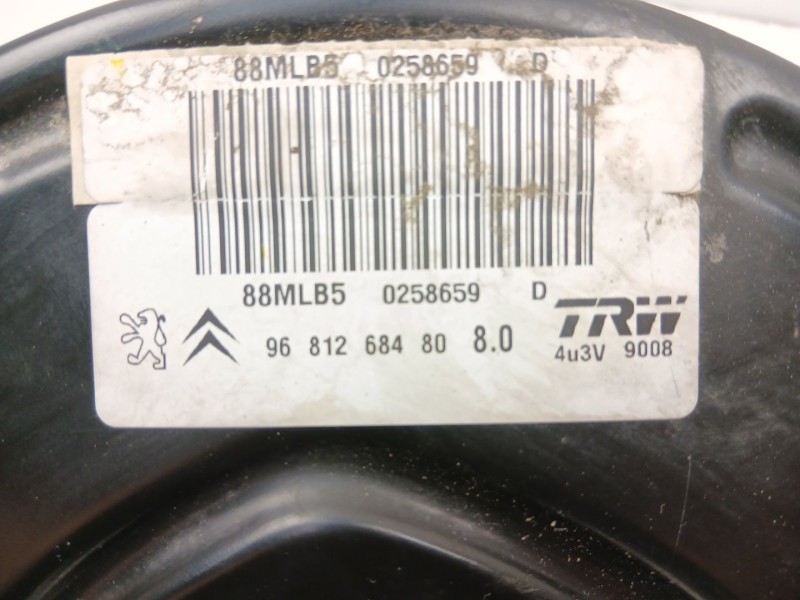 Recambio de servofreno para citroën berlingo multispace (b9) 1.6 hdi 90 referencia OEM IAM 9681268480  