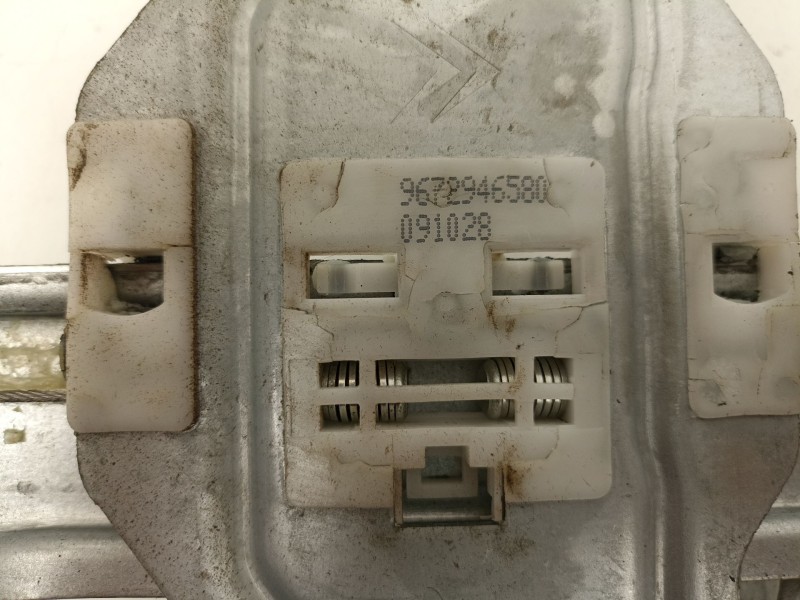 Recambio de elevalunas delantero derecho para citroën berlingo multispace (b9) 1.6 hdi 90 referencia OEM IAM 9672946580  