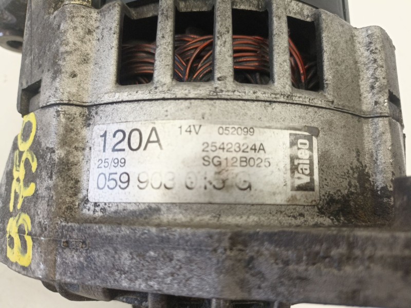 Recambio de alternador para audi a6 c5 (4b2, 4b4) 2.5 tdi referencia OEM IAM 059903015G 2542324A 