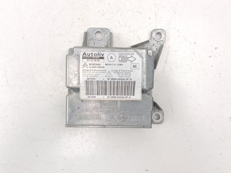 Recambio de centralita airbag para citroën berlingo multispace (b9) 1.6 hdi 90 referencia OEM IAM 9673576980  