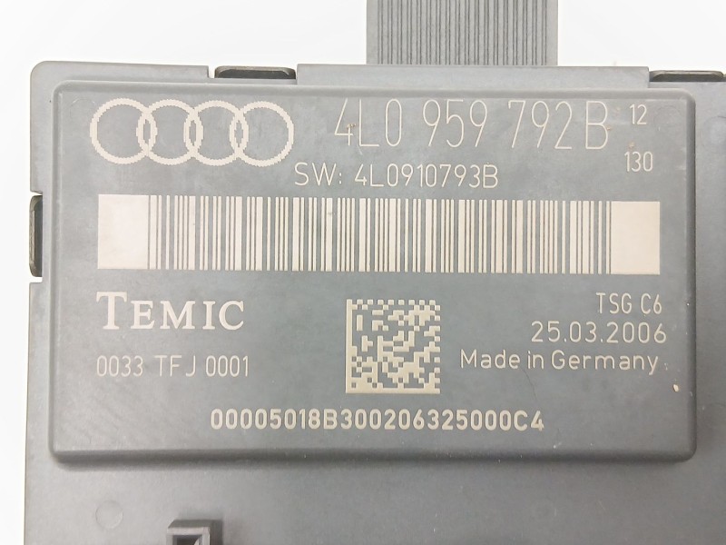 Recambio de modulo electronico para audi q7 (4lb) 3.0 tdi quattro referencia OEM IAM 4L0959792B  