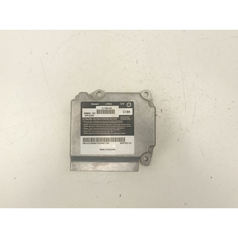 Recambio de centralita airbag para fiat stilo multi wagon (192_) 1.9 d multijet referencia OEM IAM 51709144 5WK43346 