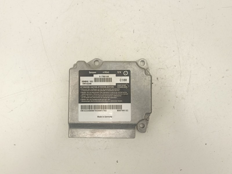 Recambio de centralita airbag para fiat stilo multi wagon (192_) 1.9 d multijet referencia OEM IAM 51709144 5WK43346 