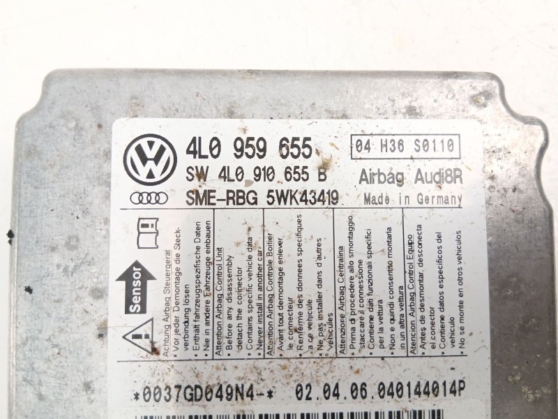 Recambio de airbag juego completo para audi q7 (4lb) 3.0 tdi quattro referencia OEM IAM 4L1857041E  