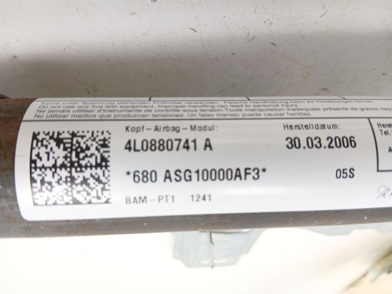 Recambio de airbag juego completo para audi q7 (4lb) 3.0 tdi quattro referencia OEM IAM 4L1857041E  