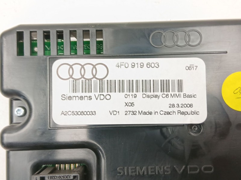 Recambio de radio cd/mp3 para audi q7 (4lb) 3.0 tdi quattro referencia OEM IAM 4L0910729J 4F0919603 4L0035729A