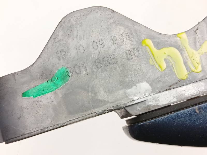 Recambio de manilla delantera derecha para citroën berlingo multispace (b9) 1.6 hdi 90 referencia OEM IAM 9680168580  