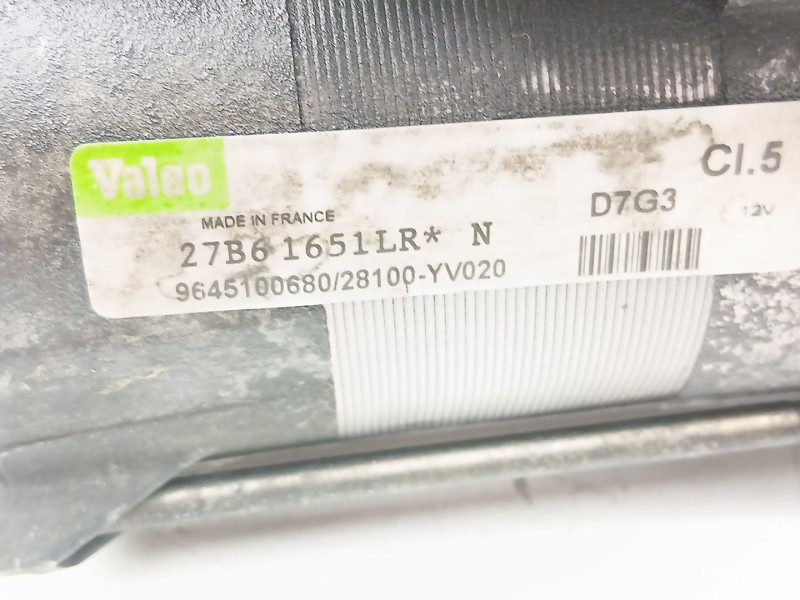 Recambio de motor arranque para citroën xsara picasso (n68) 1.6 hdi referencia OEM IAM 9645100680  