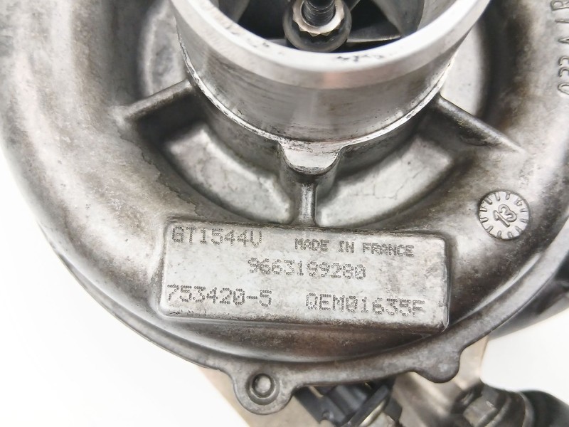 Recambio de turbo para citroën xsara picasso (n68) 1.6 hdi referencia OEM IAM 9663199280 GT1544V 