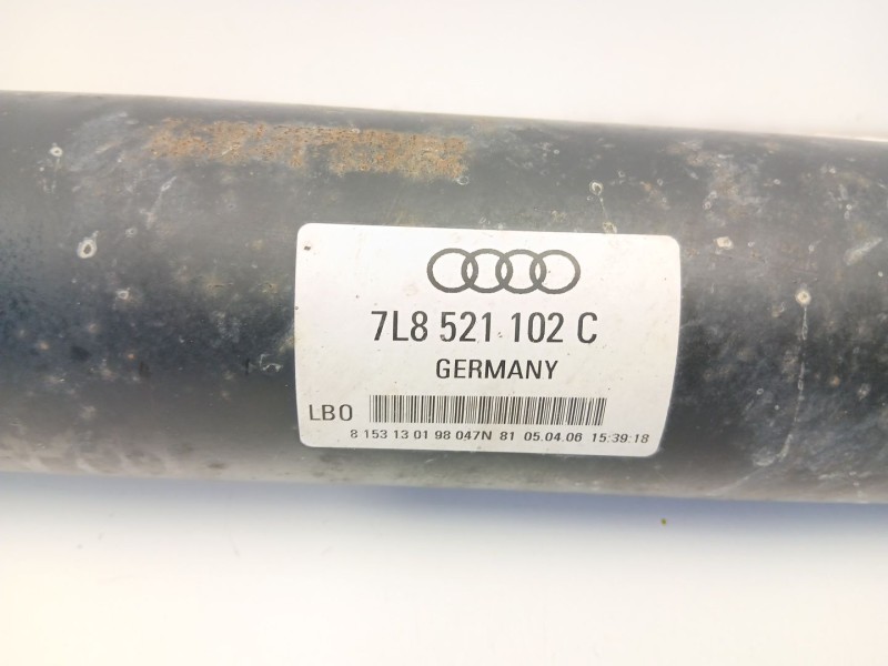 Recambio de transmision central trasera para audi q7 (4lb) 3.0 tdi quattro referencia OEM IAM 7L8521102C  