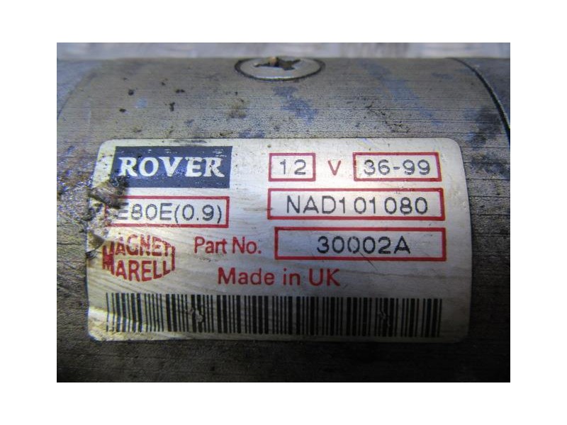 Recambio de motor arranque : rover 416 : 1.6 g (111,49cv) [2000] para rover  416 1.6 g referencia OEM IAM NAD101080  