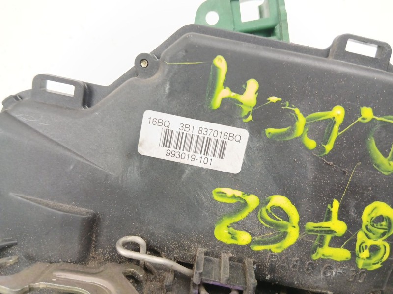 Recambio de cerradura puerta delantera derecha para seat ibiza iii (6l1) 1.4 16v referencia OEM IAM 3B1837016BQ  