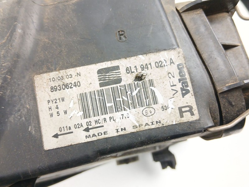 Recambio de faro derecho para seat ibiza iii (6l1) 1.4 16v referencia OEM IAM 6L1941022A  