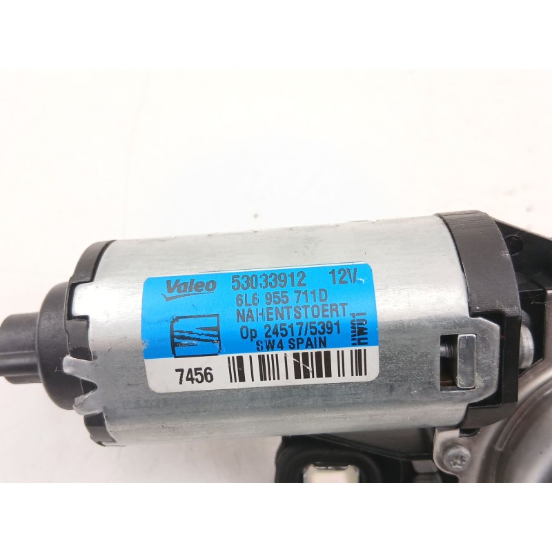 Recambio de motor limpia trasero para seat ibiza iii (6l1) 1.4 16v referencia OEM IAM 6L6955711D 53033912 