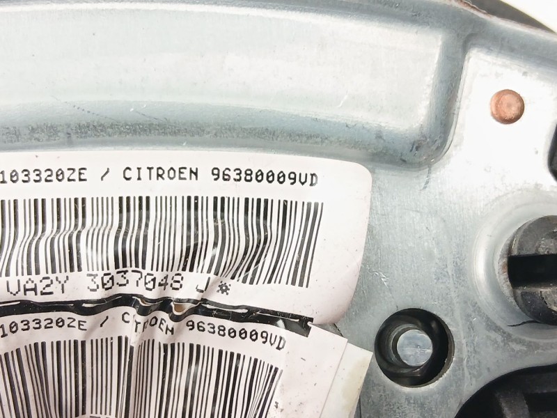 Recambio de airbag conductor para citroën c2 1.1 g referencia OEM IAM 96380009VD  