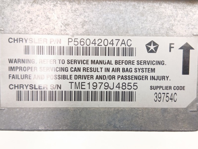Recambio de centralita airbag para jeep gr.cherokee (wj/wg) 3.1 td cat referencia OEM IAM 56042047AC  
