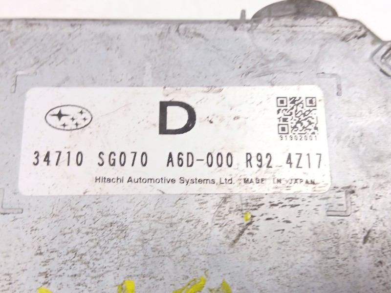 Recambio de modulo electronico para subaru forester 2.0 td referencia OEM IAM 34710SG070  