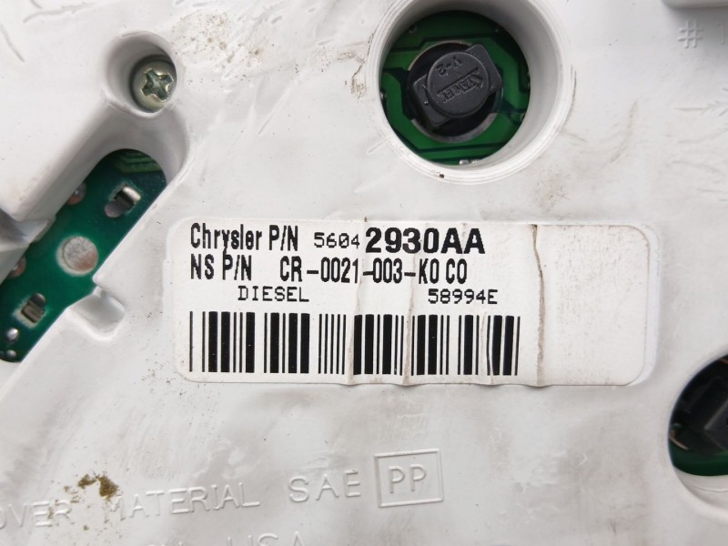 Recambio de cuadro instrumentos para jeep grand cherokee 3.1 td automatico referencia OEM IAM 56042930AA  