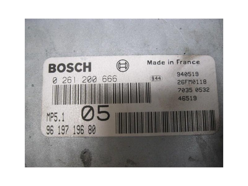 Recambio de centralita : citroen xantia : 1.8 g-lfz (100,64cv) 5p [1994] para citroen xantia 1.8 g-lfz referencia OEM IAM 026120