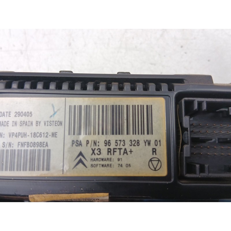 Recambio de mandos calefaccion aire para citroën c5 ii (rc_) 1.6 hdi (rc8hzb) referencia OEM IAM 96573328  