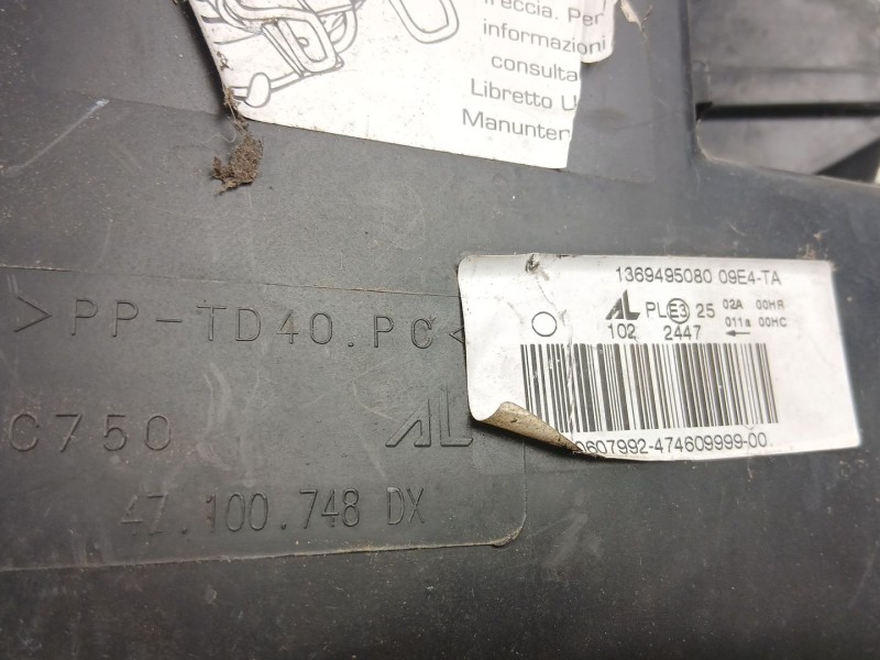 Recambio de faro derecho para citroën jumper ii furgoneta 2.2 hdi 110 referencia OEM IAM 47100748  1369495080