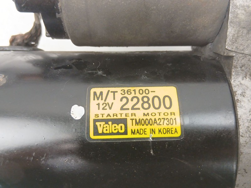 Recambio de motor arranque para hyundai coupe ii (gk) 1.6 16v referencia OEM IAM 3610022800 TM000A27301 
