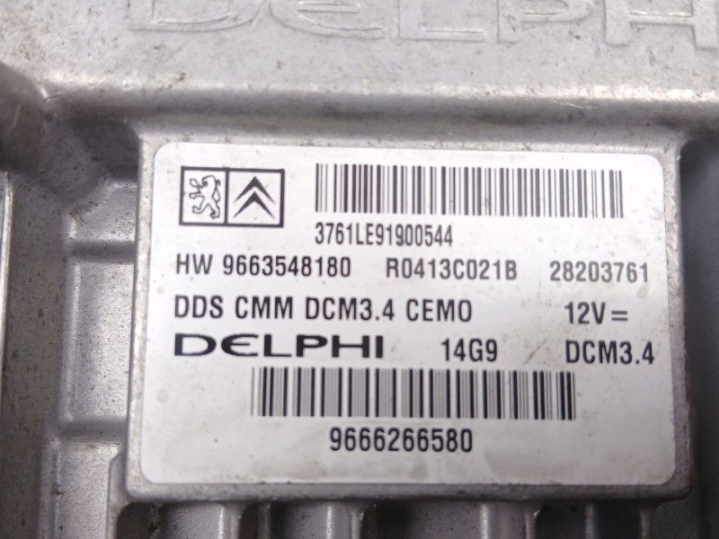 Recambio de centralita para citroën c5 iii (rd_) 2.0 hdi 140 referencia OEM IAM 9663548180 R0413C21B 