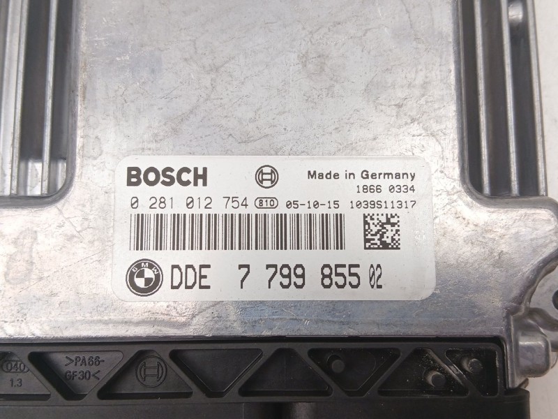 Recambio de centralita para bmw 3 (e90) 320 d referencia OEM IAM 7799855 0281012754 