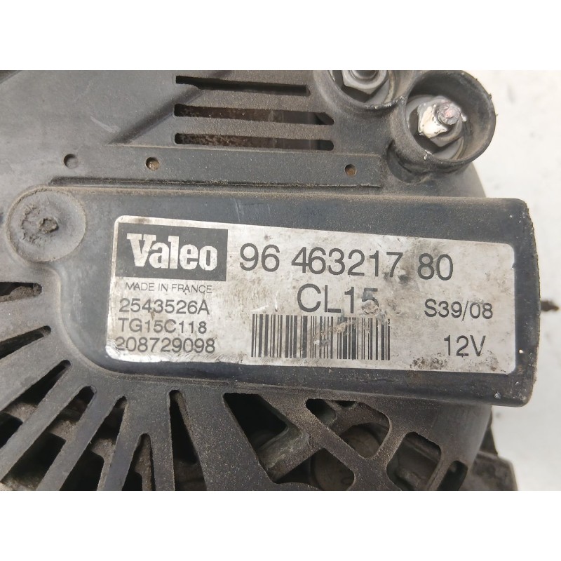 Recambio de alternador para citroën c5 ii (rc_) 1.6 hdi (rc8hzb) referencia OEM IAM 9646321780 2543526A 