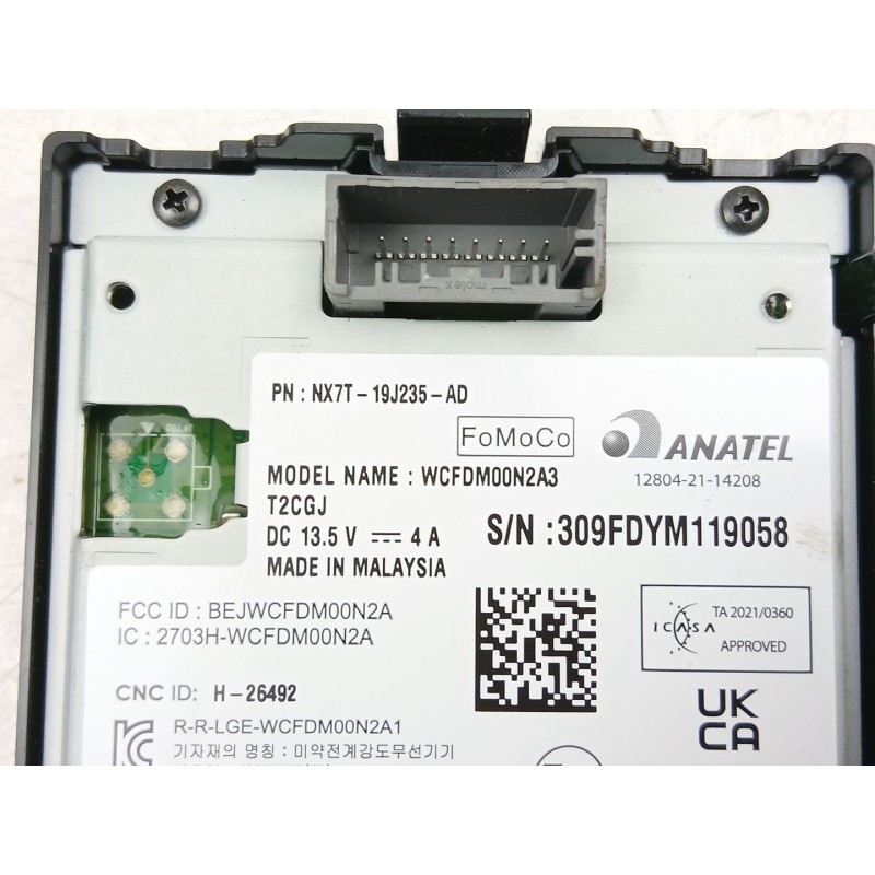 Recambio de modulo electronico para ford focus iv turnier (hp) 1.0 ecoboost mhev referencia OEM IAM NX7T19J235AD  