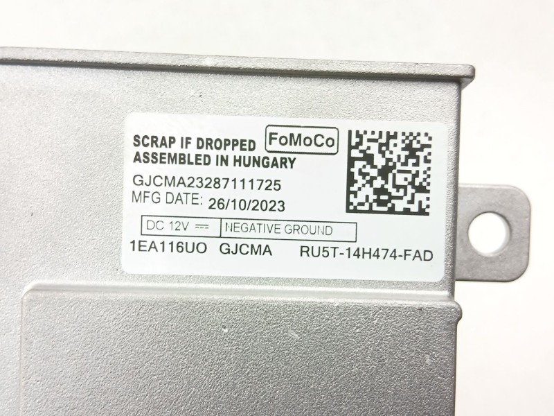 Recambio de modulo electronico para ford focus iv turnier (hp) 1.0 ecoboost mhev referencia OEM IAM RU5T14H474FAD  