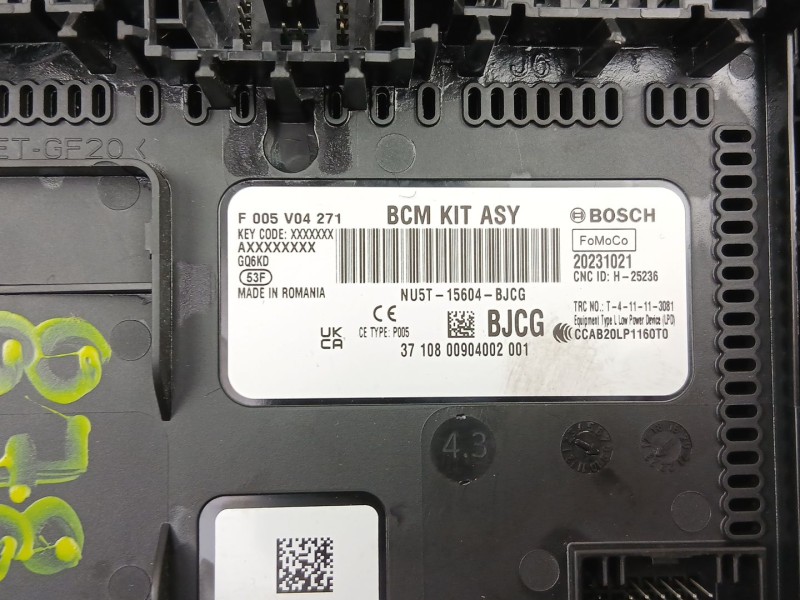 Recambio de bsi para ford focus iv turnier (hp) 1.0 ecoboost mhev referencia OEM IAM NU5T15604BJCG  