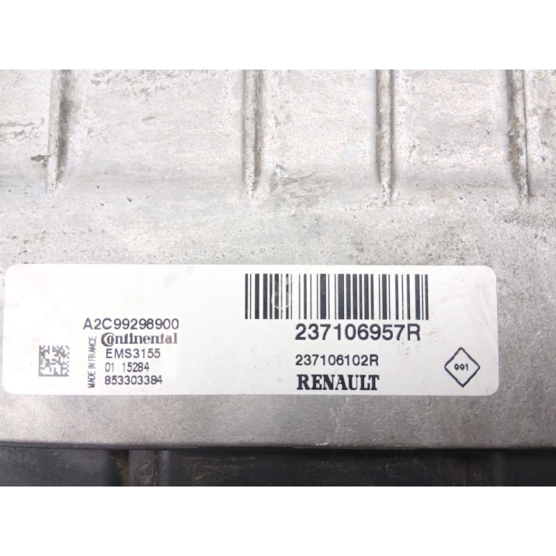 Recambio de centralita para renault captur i (j5_, h5_) 1.2 tce 120 referencia OEM IAM 237106957R A2C99296900 237106102R