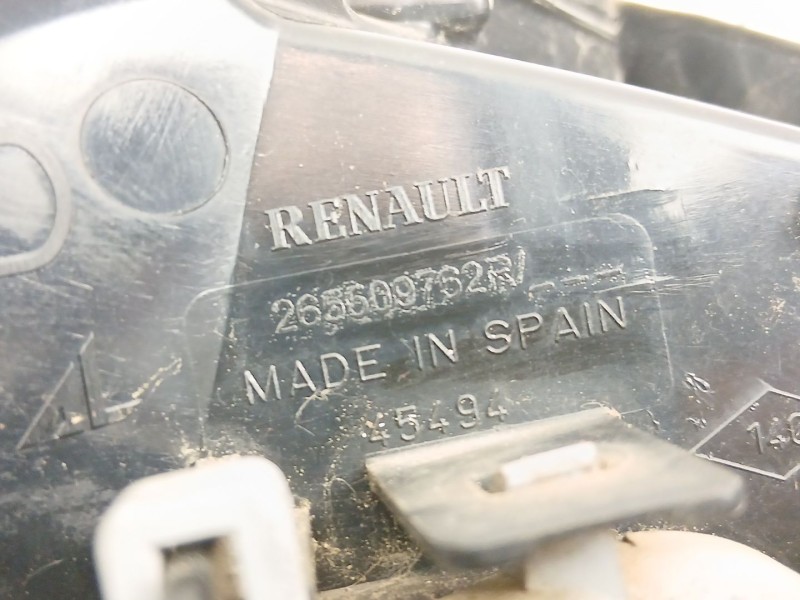 Recambio de piloto trasero derecho para renault captur i (j5_, h5_) 1.2 tce 120 referencia OEM IAM 265509762R  