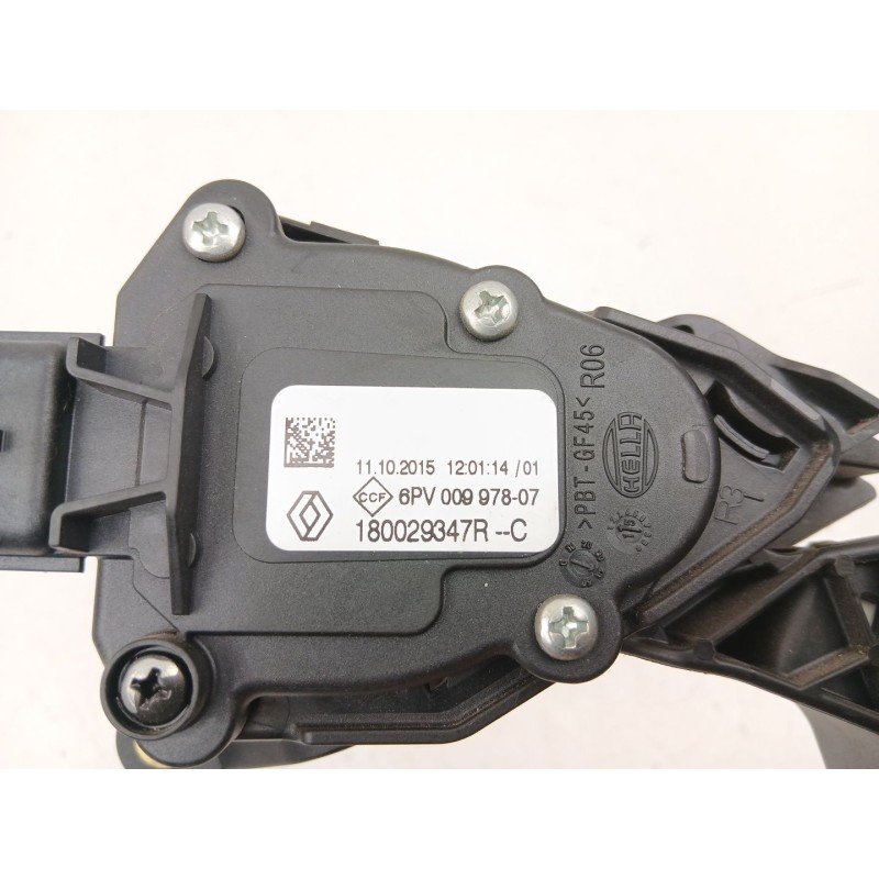 Recambio de potenciometro aceleracion para renault captur i (j5_, h5_) 1.2 tce 120 referencia OEM IAM 180029347R 6PV009978 