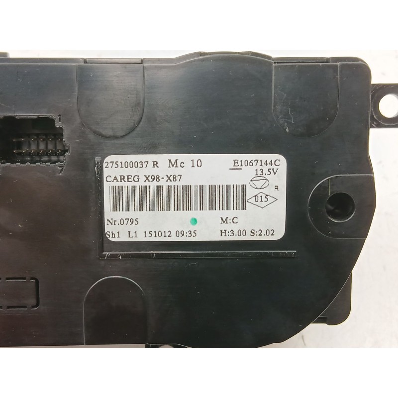 Recambio de mandos calefaccion aire para renault captur i (j5_, h5_) 1.2 tce 120 referencia OEM IAM 275100037R  