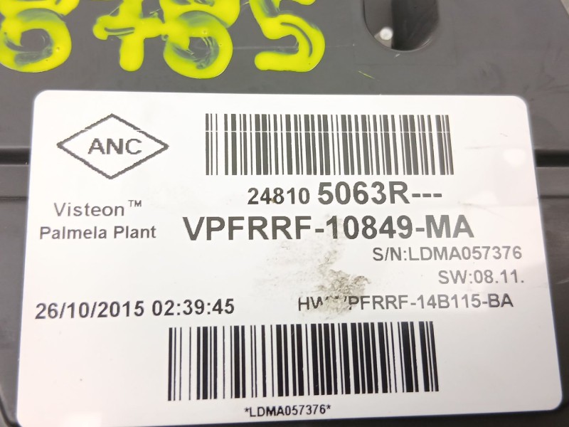 Recambio de cuadro instrumentos para renault captur i (j5_, h5_) 1.2 tce 120 referencia OEM IAM 248105063R  