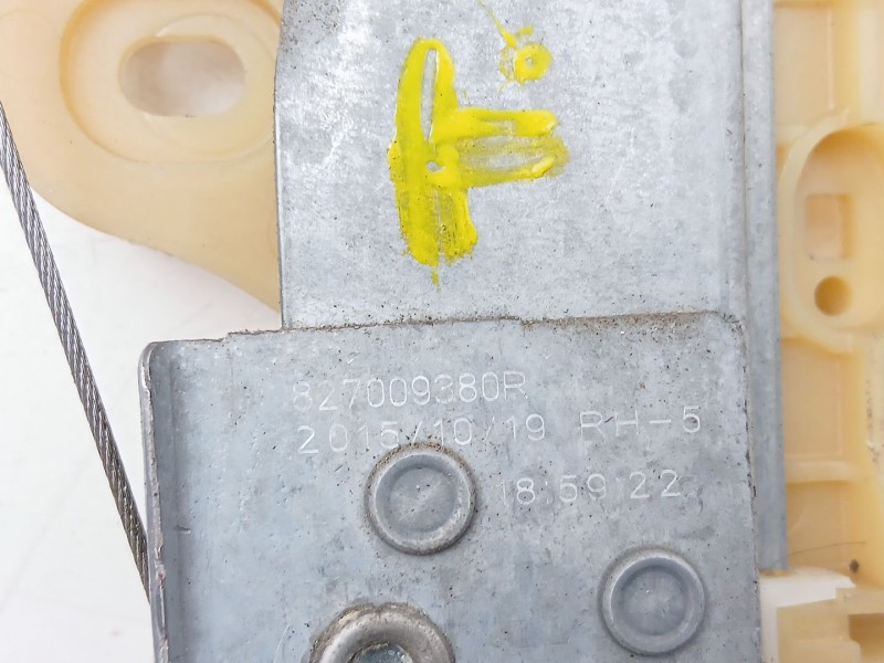 Recambio de elevalunas trasero derecho para renault captur i (j5_, h5_) 1.2 tce 120 referencia OEM IAM 827009380R  