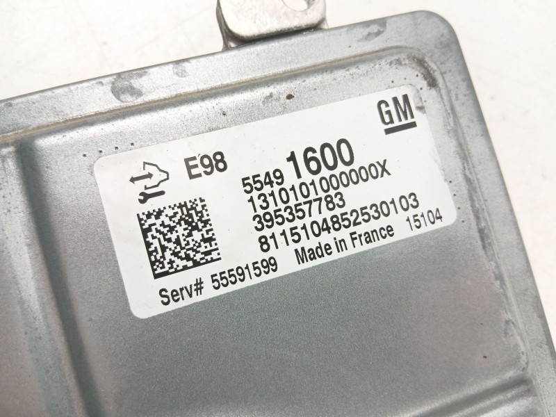 Recambio de centralita para opel astra j (p10) 1.6 cdti (68) referencia OEM IAM 55491600  