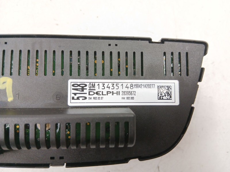 Recambio de mandos calefaccion aire para opel astra j (p10) 1.6 cdti (68) referencia OEM IAM 13435148  