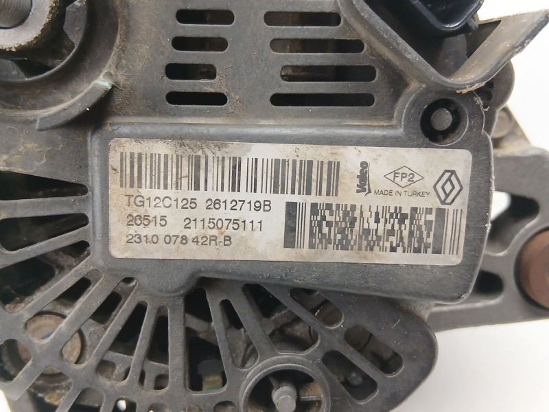 Recambio de alternador para renault captur i (j5_, h5_) 1.2 tce 120 referencia OEM IAM 231007842R TG12C125 