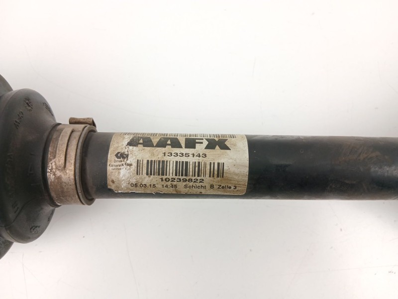 Recambio de transmision delantera derecha para opel astra j (p10) 1.6 cdti (68) referencia OEM IAM 13335143  