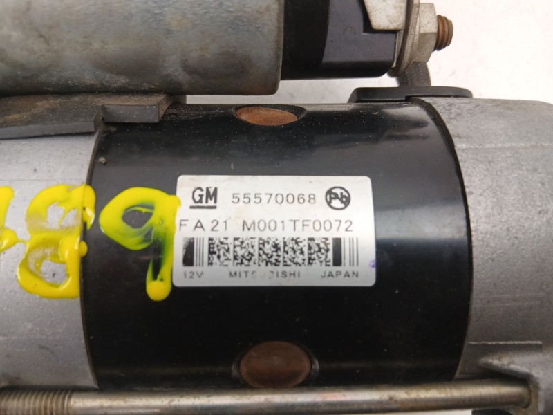 Recambio de motor arranque para opel astra j (p10) 1.6 cdti (68) referencia OEM IAM 55570068 M001TF0072 